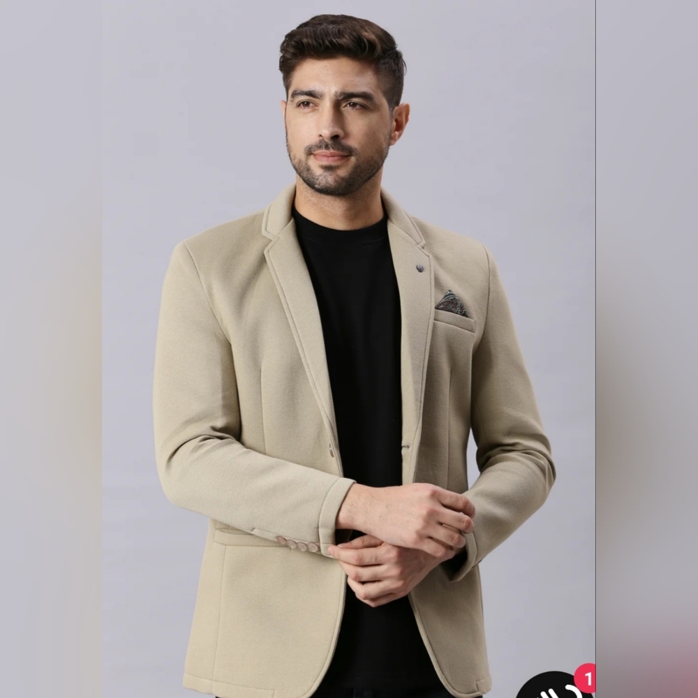 Men's Beige Blazer